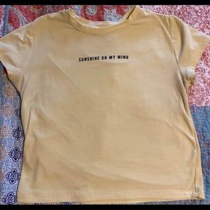 Yellow shirt ( cropped)